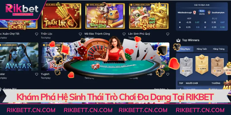 Trải nghiệm không gian cá cược chuyên nghiệp tại cổng game RIKBET